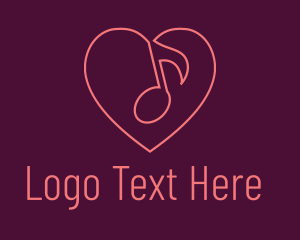 Love - Love Song Writer logo design