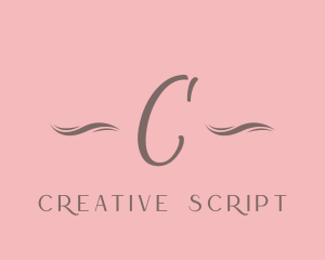 Script Beauty Spa logo design