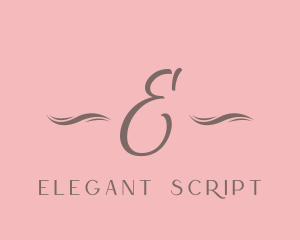 Script Beauty Spa logo design