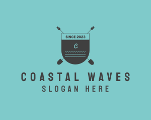 Beach Club Waves logo design