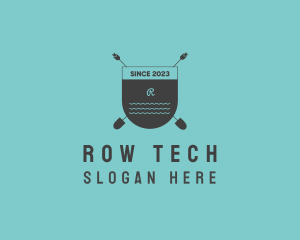 Row - Beach Club Waves logo design