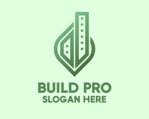 Green City Property Building Logo