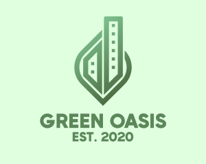 Green City Property Building logo design