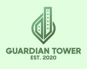 Green City Property Building logo design