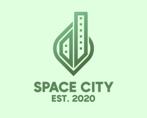 Green City Property Building logo design