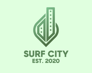 Green City Property Building logo design