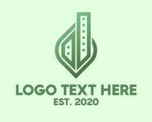 two-green city-logo-examples