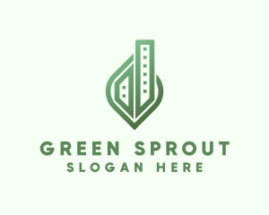 Green City Property Building logo design