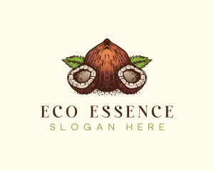 Coconut Oil Essence logo design