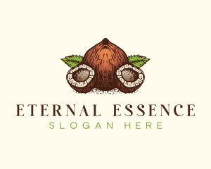 Coconut Oil Essence logo design