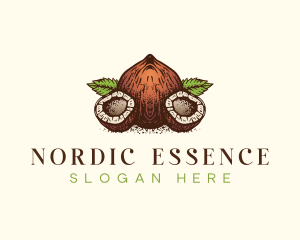 Coconut Oil Essence logo design