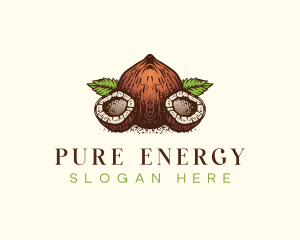 Oil - Coconut Oil Essence logo design