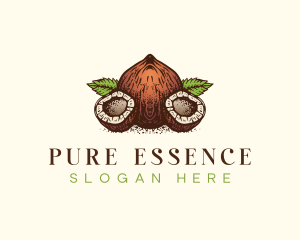 Essence - Coconut Oil Essence logo design