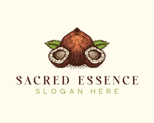 Coconut Oil Essence logo design