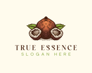 Coconut Oil Essence logo design