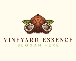 Coconut Oil Essence logo design