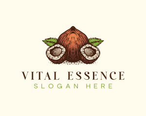 Coconut Oil Essence logo design