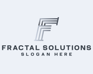 Industrial Company Letter F logo design