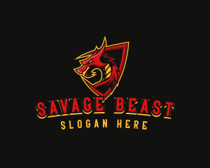 Beast Gaming Dragon logo design