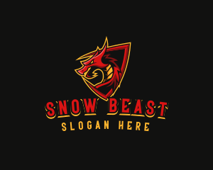 Beast Gaming Dragon logo design