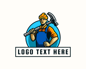 Thumbsup - Hammer Construction Builder logo design