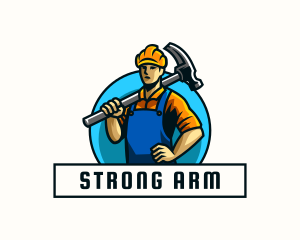 Hammer Construction Builder Logo