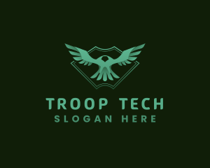 Troop - Eagle Shield Aviary logo design