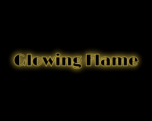 Glowing Marquee Sign logo design