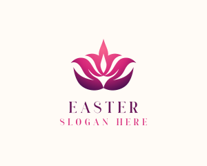 Healing - Lotus Zen Flower Spa logo design