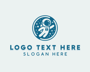 Astronaut - Planet Astronaut Coaching logo design