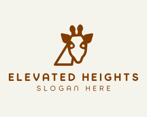 Tall - Giraffe Safari Park logo design