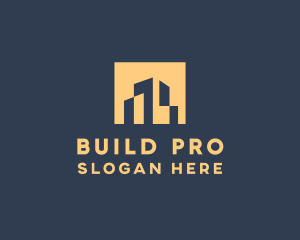 Building Construction Contractor logo design