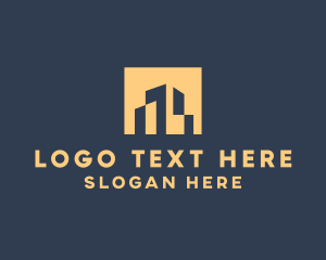 Abstract Shape - Building Construction Contractor logo design