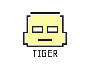 Pixel Child Face Logo