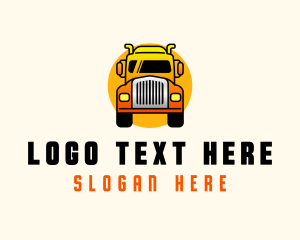 Cargo - Land Transportation Truck logo design