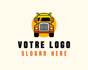 Land Transportation Truck Logo