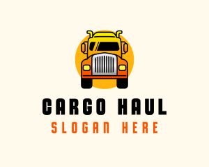 Land Transportation Truck logo design