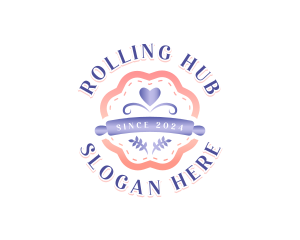 Baker Rolling Pin logo design