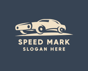 Sports Car Silhouette logo design