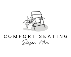 Cozy Chair Lounge logo design