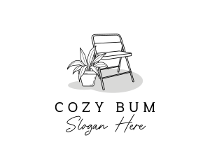 Cozy Chair Lounge logo design