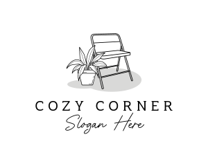 Cozy Chair Lounge logo design