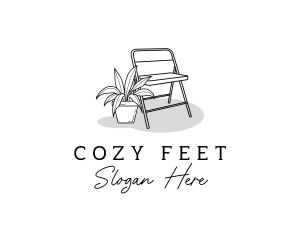 Cozy Chair Lounge logo design