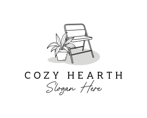 Cozy Chair Lounge logo design