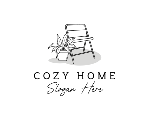 Cozy Chair Lounge logo design