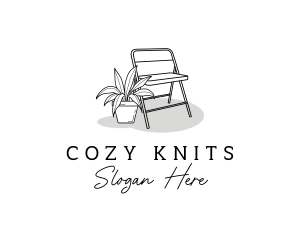 Cozy Chair Lounge logo design