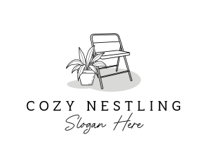 Cozy Chair Lounge logo design