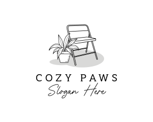 Cozy Chair Lounge logo design