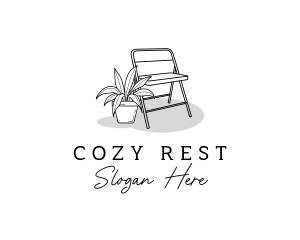 Cozy Chair Lounge logo design