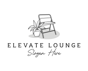 Lounge - Cozy Chair Lounge logo design